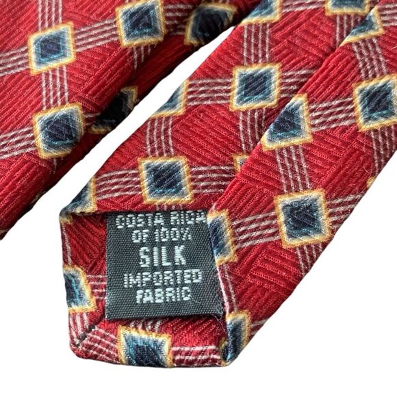 Pre Owned Men’s Bill Blass NEO Tie Neck Tie Necktie Imported 100% Silk Fabric - Picture 4 of 5